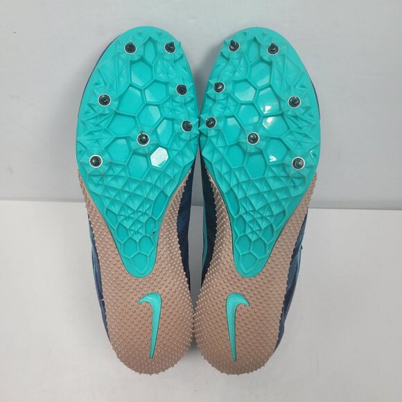 Nike Zoom Rival S Men's Blue Track Sprint Spikes Cleats 907564-402 US Size 6.5 - Picture 7 of 8